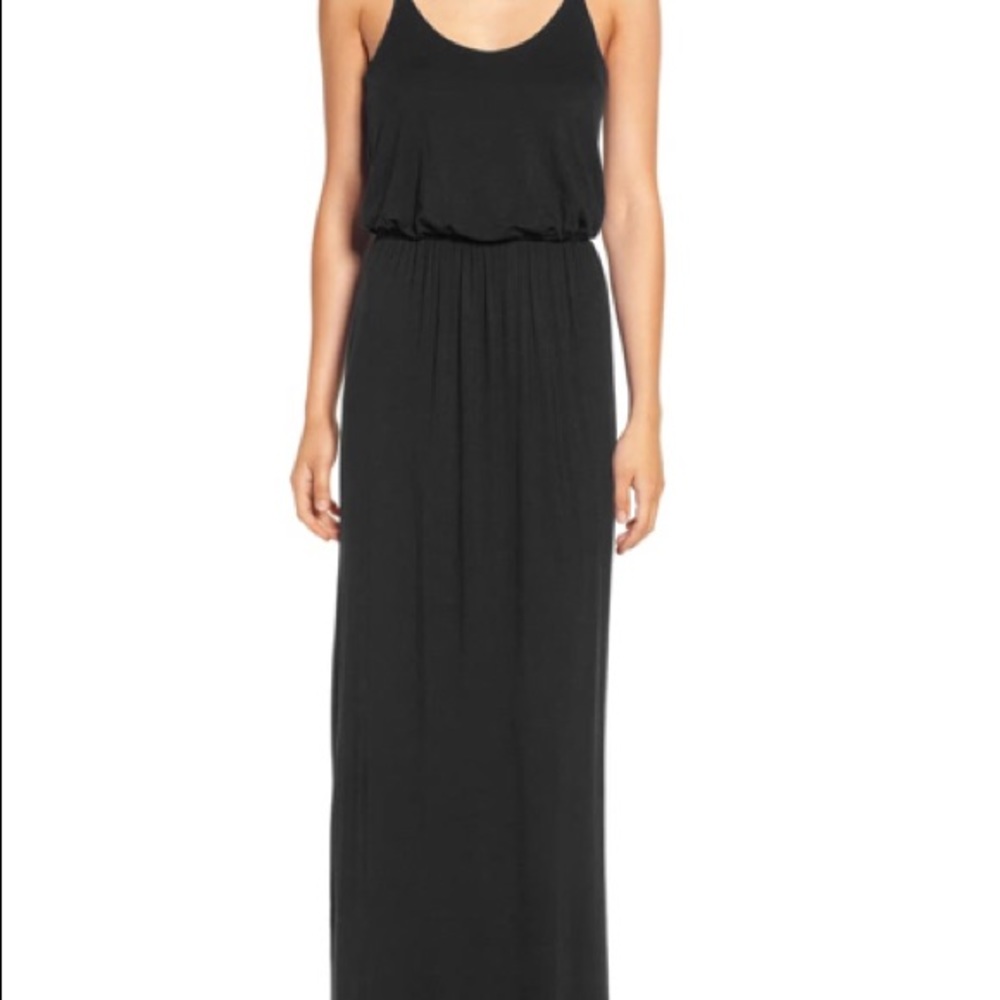 Black Knit Maxi Dress